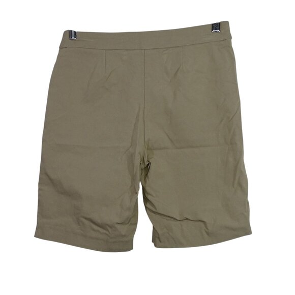 George Beige Rayon Blend Pullon Shorts Women Size S 4-6 With Pockets - Picture 3 of 11